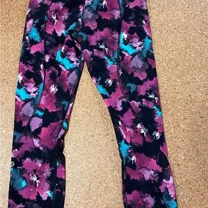 lululemon athletica Multicolor Floral Leggings
